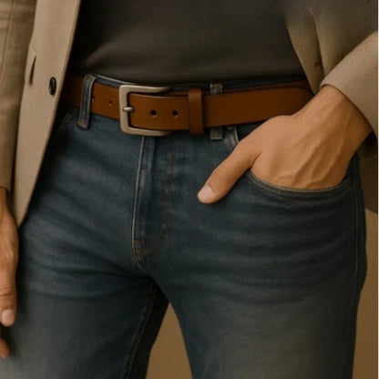 Meron Wide Leather Belt